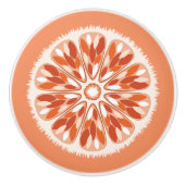 Citrus Slices Orange Keramikknauf (Vorderseite)