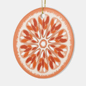 Citrus Slices Orange Keramikornament (Links)