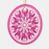 Citrus Slices Pink Lemon Keramikornament (Links)