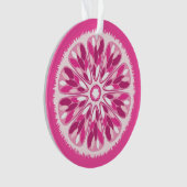 Citrus Slices Pink Lemon Ornament (Vorderseite)
