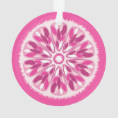 Citrus Slices Pink Lemon Ornament (Rückseite)