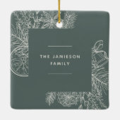 Citrus & Spice | Elegant Photo Keramikornament (Rückseite)