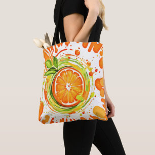 Citrus Splash der Freude Tasche
