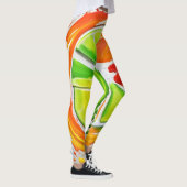 Citrus Splash Design Leggings (Rechts)