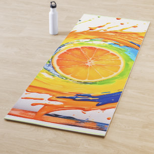 Citrus Splash of Color Design Yogamatte