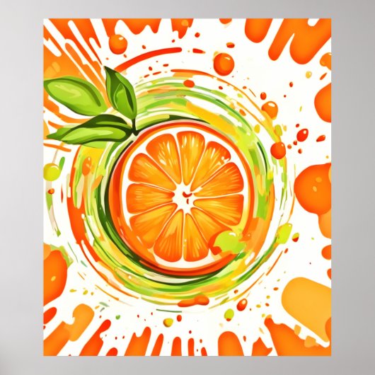 Citrus Splash of Joy Poster (Vorne)