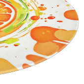 Citrus Splash of Joy Schneidebrett (Ecke)
