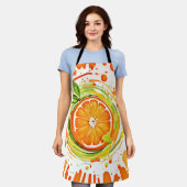 Citrus Splash of Joy Schürze (Getragen)