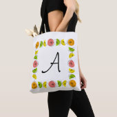 Citrus Square Monogramm Orange überall in der Tasc Tasche (Von Nahem)