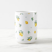 Citrus Squeeze Yellow Watercolor Lemons Tasse (Mittel)