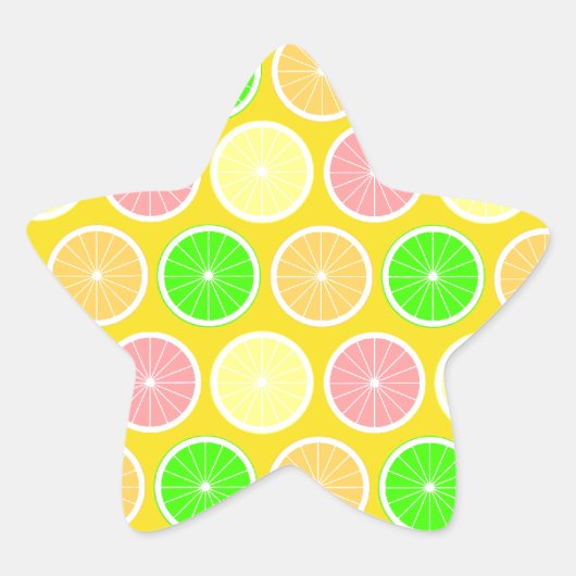 Citrus Stern-Aufkleber (Vorderseite)