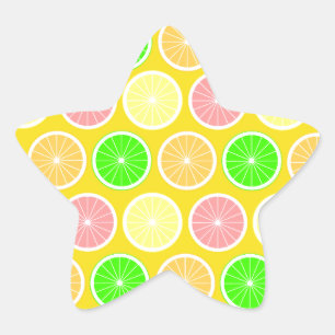 Citrus Stern-Aufkleber
