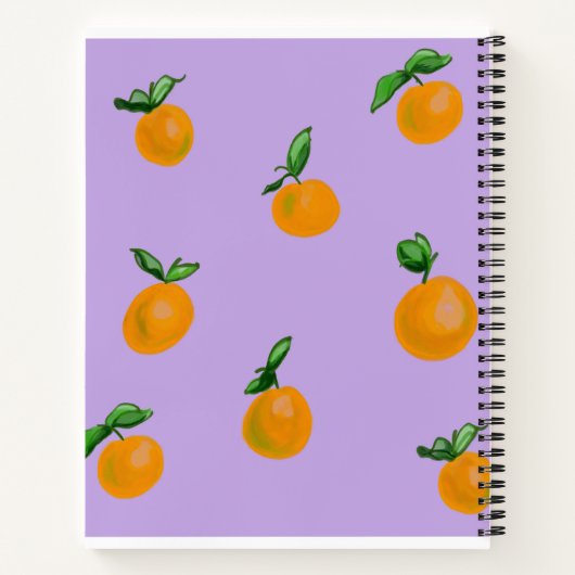 Citrus Studio I Spiral Notebook Notizblock (Rückseite)