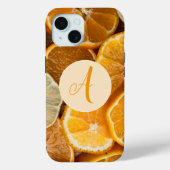 Citrus Summer Orange & Lemons Case-Mate iPhone Hülle (Rückseite)