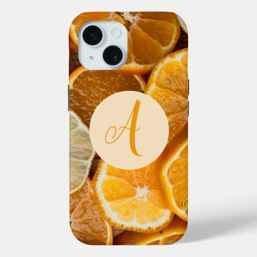 Citrus Summer Orange & Lemons Case-Mate iPhone Hülle (Rückseite)