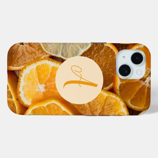 Citrus Summer Orange & Lemons Case-Mate iPhone Hülle (Rückseite (Horizontal))