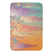 Citrus Sunset Wisteria Badematte (Vorderseite Vertikal)