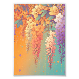 Citrus Sunset Wisteria Fotodruck
