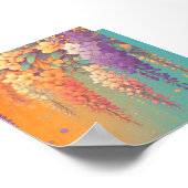 Citrus Sunset Wisteria Poster (Ecke)