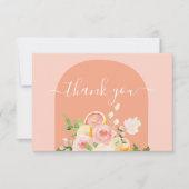 Citrus Süsse Baby Dusche Danke Karte (Vorderseite)