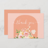 Citrus Süsse Baby Dusche Danke Karte (Vorne/Hinten)