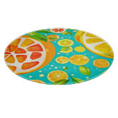 Citrus Symphony: Ein Juicy Delight Schneidebrett (Ecke)