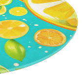 Citrus Symphony: Ein Juicy Delight Schneidebrett (Ecke)