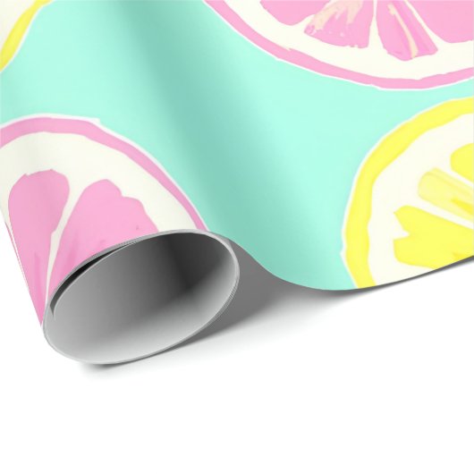 Citrus Symphony Geschenkpapier (Rolleneckpunkt)
