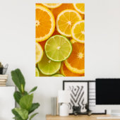 Citrus Symphony Poster (Heimbüro)