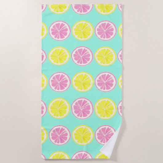 Citrus Symphony Strandtuch (Vorderseite)