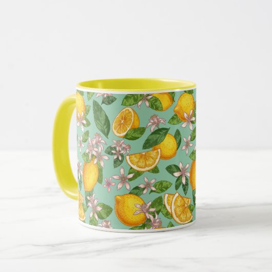 Citrus-Tasse Tasse (Vorderseite Links)