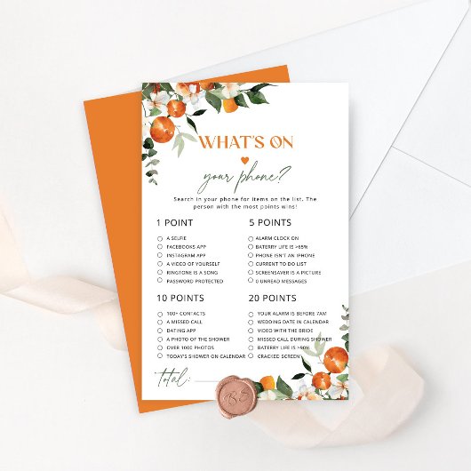 Citrus Thema, was auf Ihrem Handyspiel ist