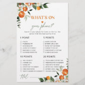 Citrus Thema, was auf Ihrem Handyspiel ist (Vorderseite)