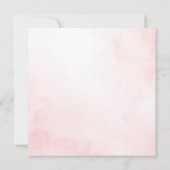 Citrus Theme Frucht Rosa Brautparty Einladung (Rückseite)