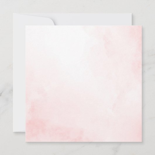 Citrus Theme Frucht Rosa Brautparty Einladung (Rückseite)