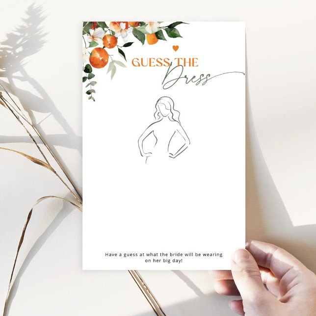 Citrus theme Reue das Brautparty-Spiel (Von Creator hochgeladen)