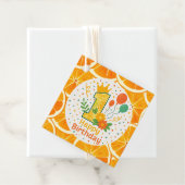Citrus-Themed First Birthday Number "1" Party Geschenkanhänger (Beispiel)