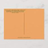 Citrus Themed Holiday Wreath Bok Gardens Florida Postkarte (Rückseite)