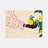 Citrus-Touch Fleecedecke (Vorderseite (Horizontal))