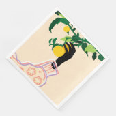 Citrus-Touch Serviette (Ecke)