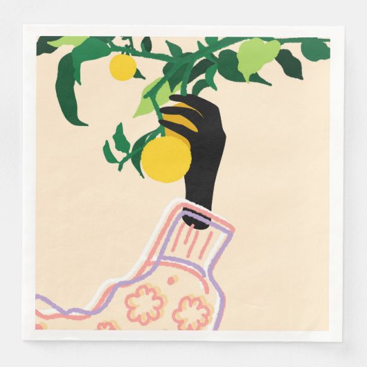 Citrus-Touch Serviette (Vorderseite)