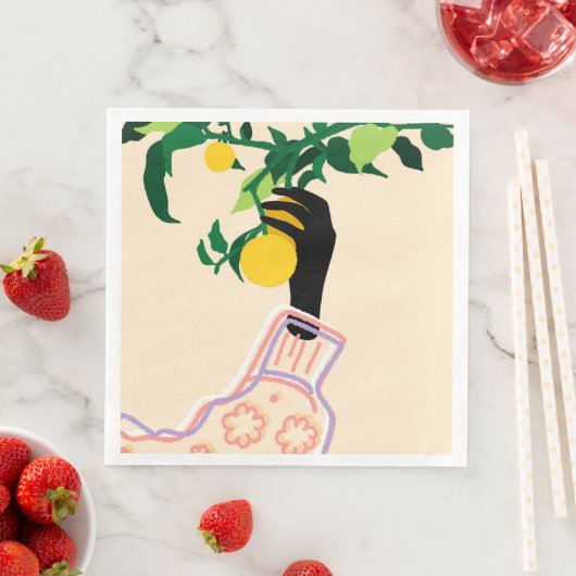 Citrus-Touch Serviette (Beispiel)