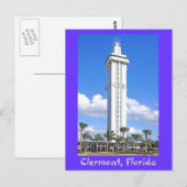 Citrus Tower in Clermont Florida, Gedicht der Hüge Postkarte (Vorne/Hinten)