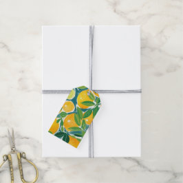 Citrus Tree Artisan Lemons Orange Limes farbenfroh Geschenkanhänger
