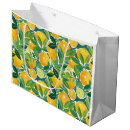 Citrus Tree Artisan Lemons Orange Limes farbenfroh Große Geschenktüte