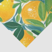 Citrus Tree Artisan Lemons Orange Limes farbenfroh Seidenpapier (Ausschnitt)