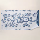 Citrus Tree Chinoiserie Strandtuch (Vorderseite)