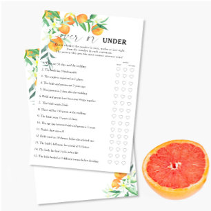 Citrus - Über oder unter Brautparty