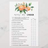 Citrus - Über oder unter Brautparty (Vorderseite)