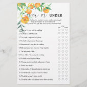 Citrus - Über oder unter Brautparty (Vorderseite)